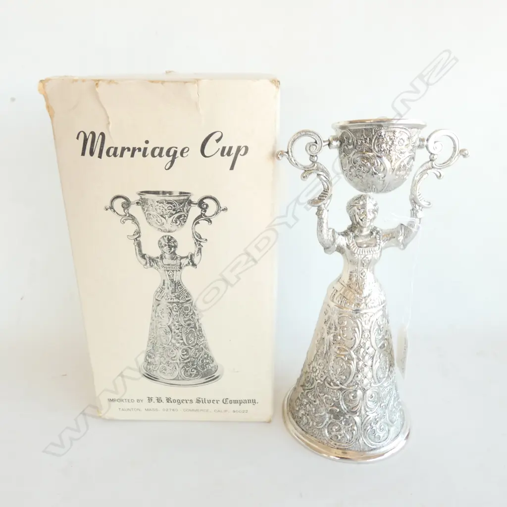 BOXED EP MARRIAGE CUP IMPORTED BY F.B. RODGERS H210 MM Image 1++