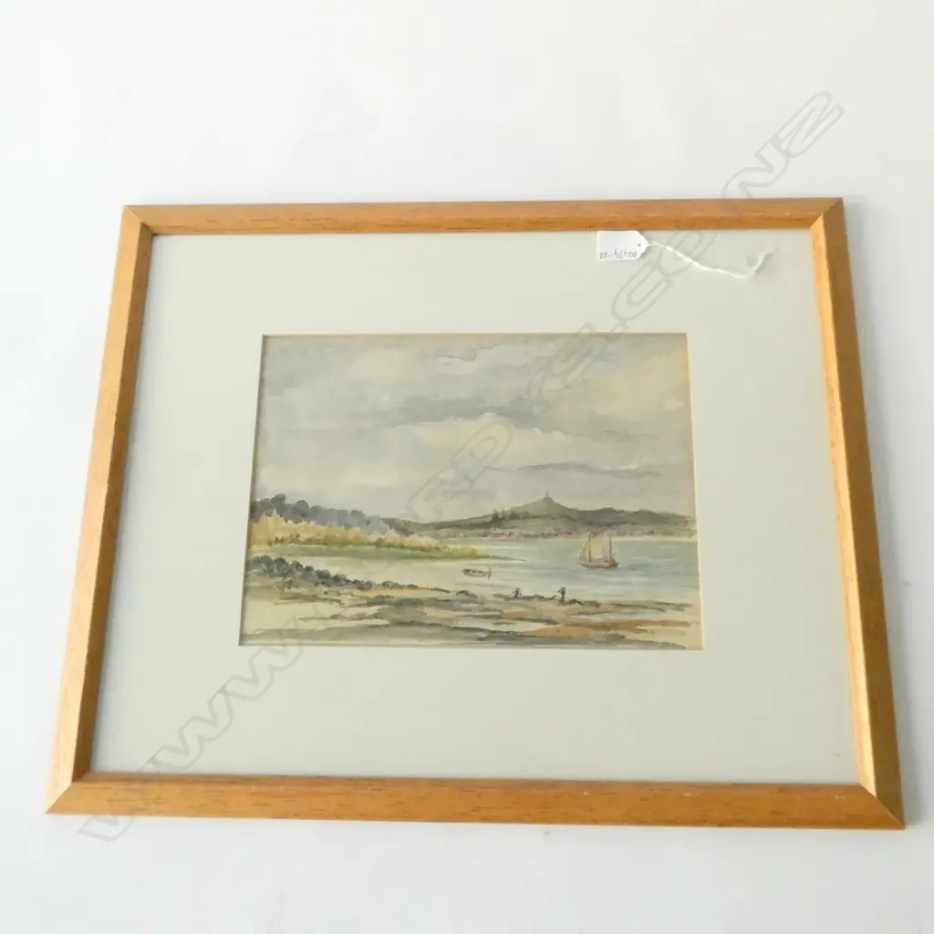 EARLY NEW ZEALAND WATERCOLOR L550mm Image 1++