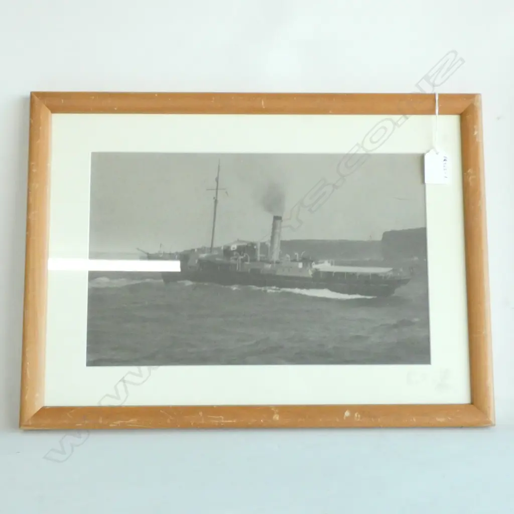 "PHOTO BY HENRY WINKELMANN C.1900" NZ PILOT BOAT Image 1++