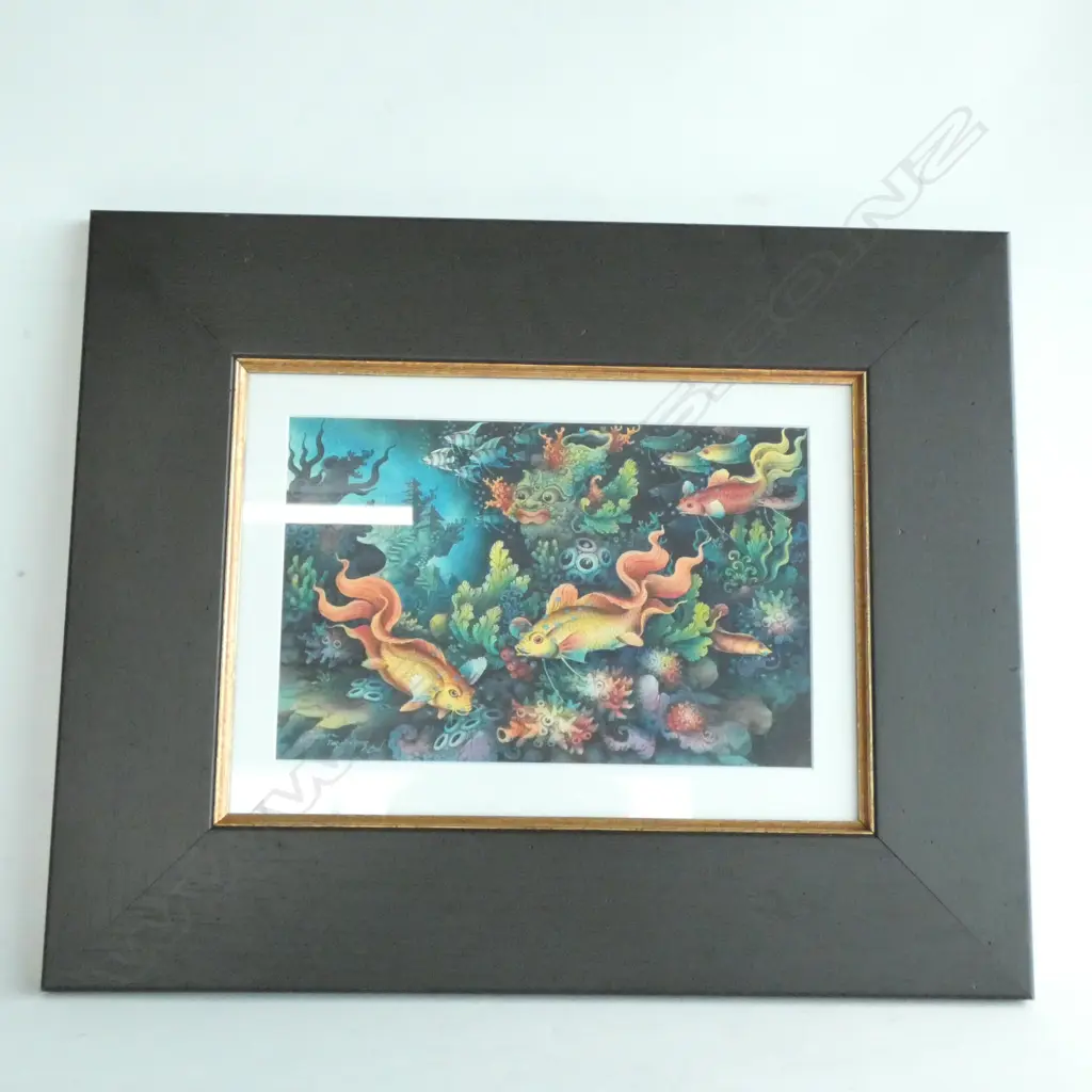 WATERCOLOUR 'FISH FANTASY' 180 x 280 mm Image 1++