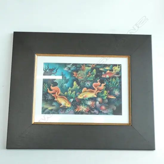 WATERCOLOUR 'FISH FANTASY' 180 x 280 mm