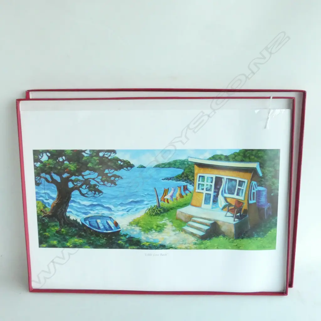 'LITTLE COVE BACH' PRINT BY RACHEL OLSEN 2003  510 X 220MM Image 1++