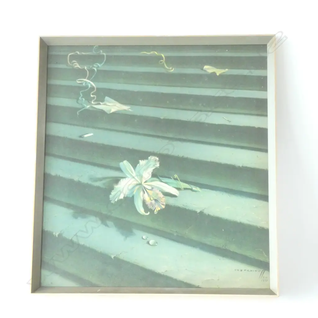 'LOST ORCHID'  PRINT BY TRETCHIKOFF C1948  480 X 530MM Image 1++