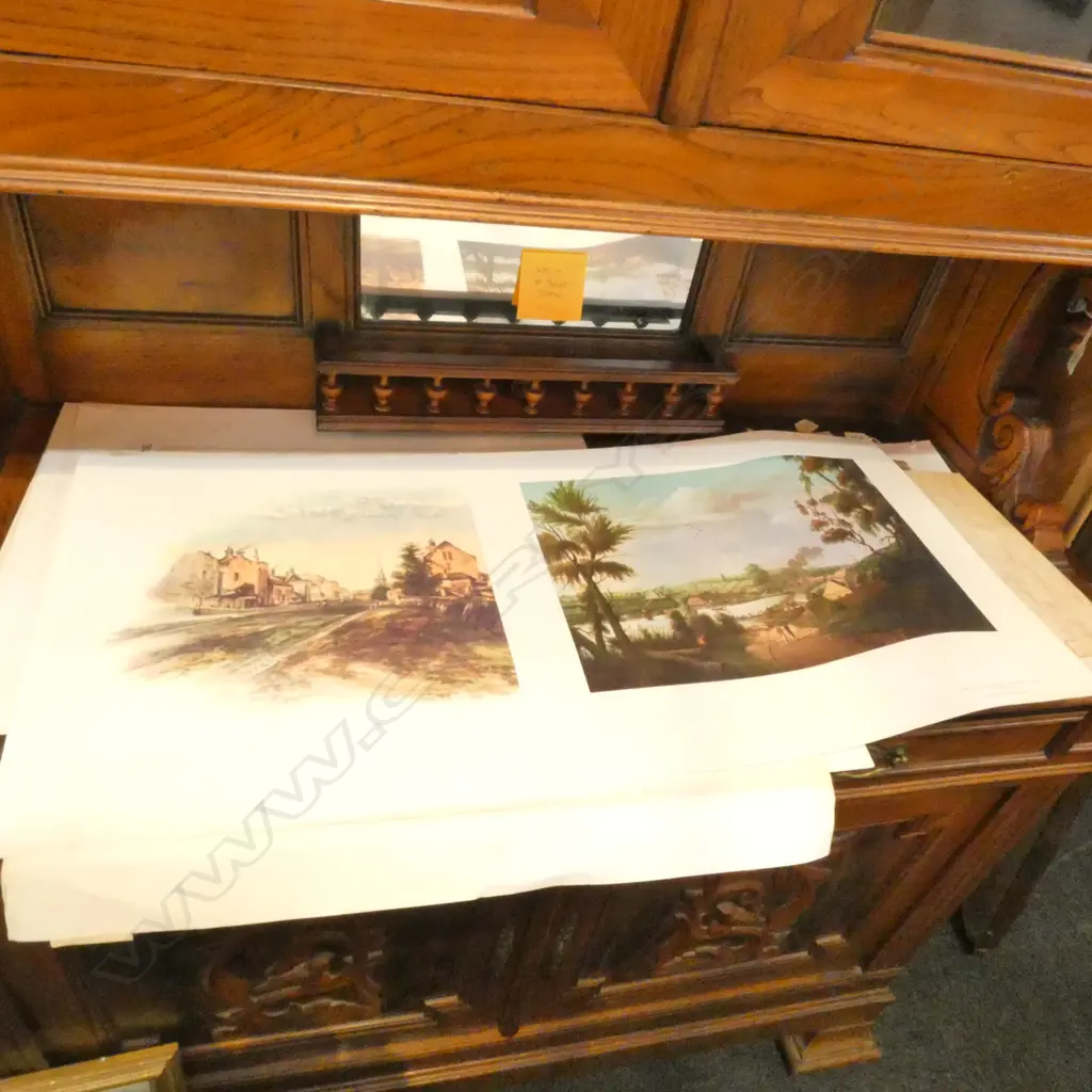TWO ALEX TURNBULL LIBRARY PRINTS 1979  Image 1++