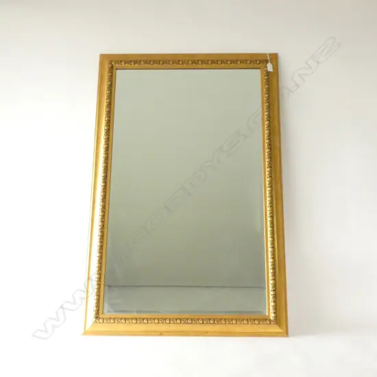 GILT FRAMED BEVELED MIRROR 1120 X 725MM