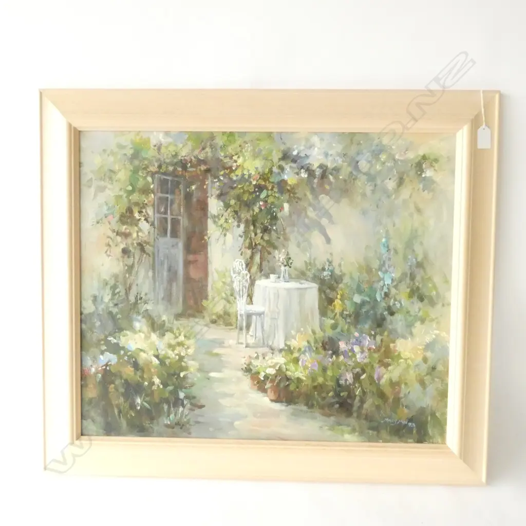 MARY MAI 'THE SUMMERS PLACE' OIL ON CANVAS 1993 495 X 595MM  Image 1++