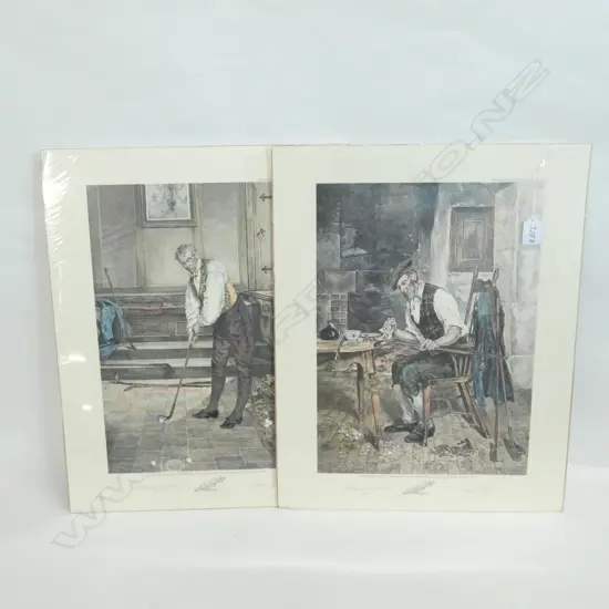 2 ENGLISH PRINTS W. 510 X 410MM