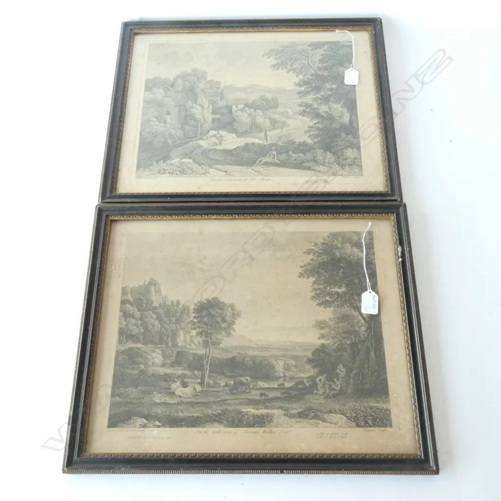 PR OF 19THC FRAMED ENGRAVINGS COLLECTION OF DR MEAD ETC 350 X 440 MM Image 1++
