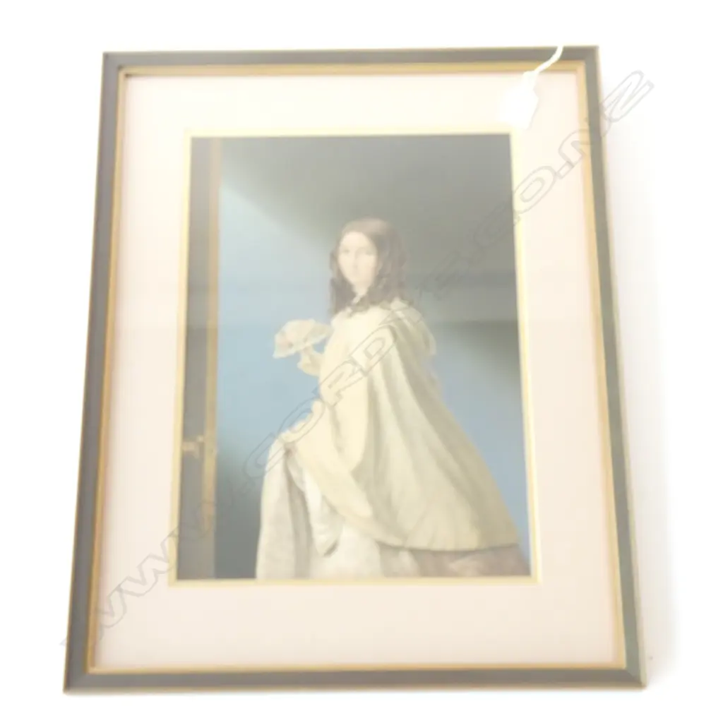 YOUNG QUEEN VICTORIA BAXTER PRINT 375 X 265MM Image 1++