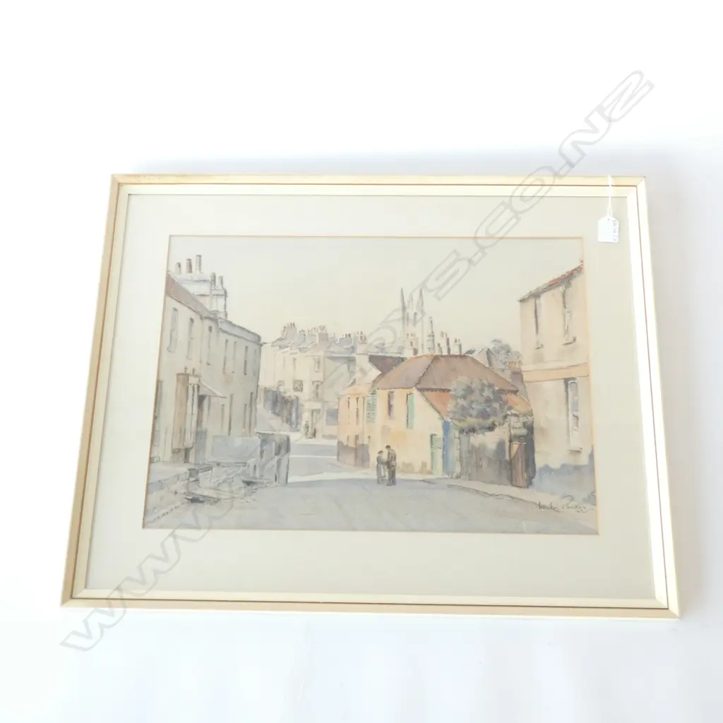 HECTOR PARKER? 'ST SAVIOURS CHURCH - LARKHALL - BATH' W/C '43 370 X 510MM Image 1++