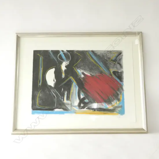SIGNED FRAMED PASTEL 470 X 640MM