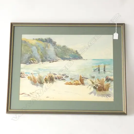 ENGA WASHBOURN 'PUKERUA BAY WELLINGTON' W/C 360 X 490MM