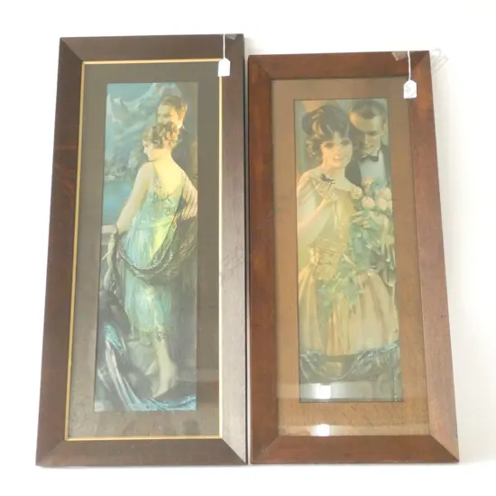 PR OAK FRAMED 1920S POSTERS 600 X 190MM