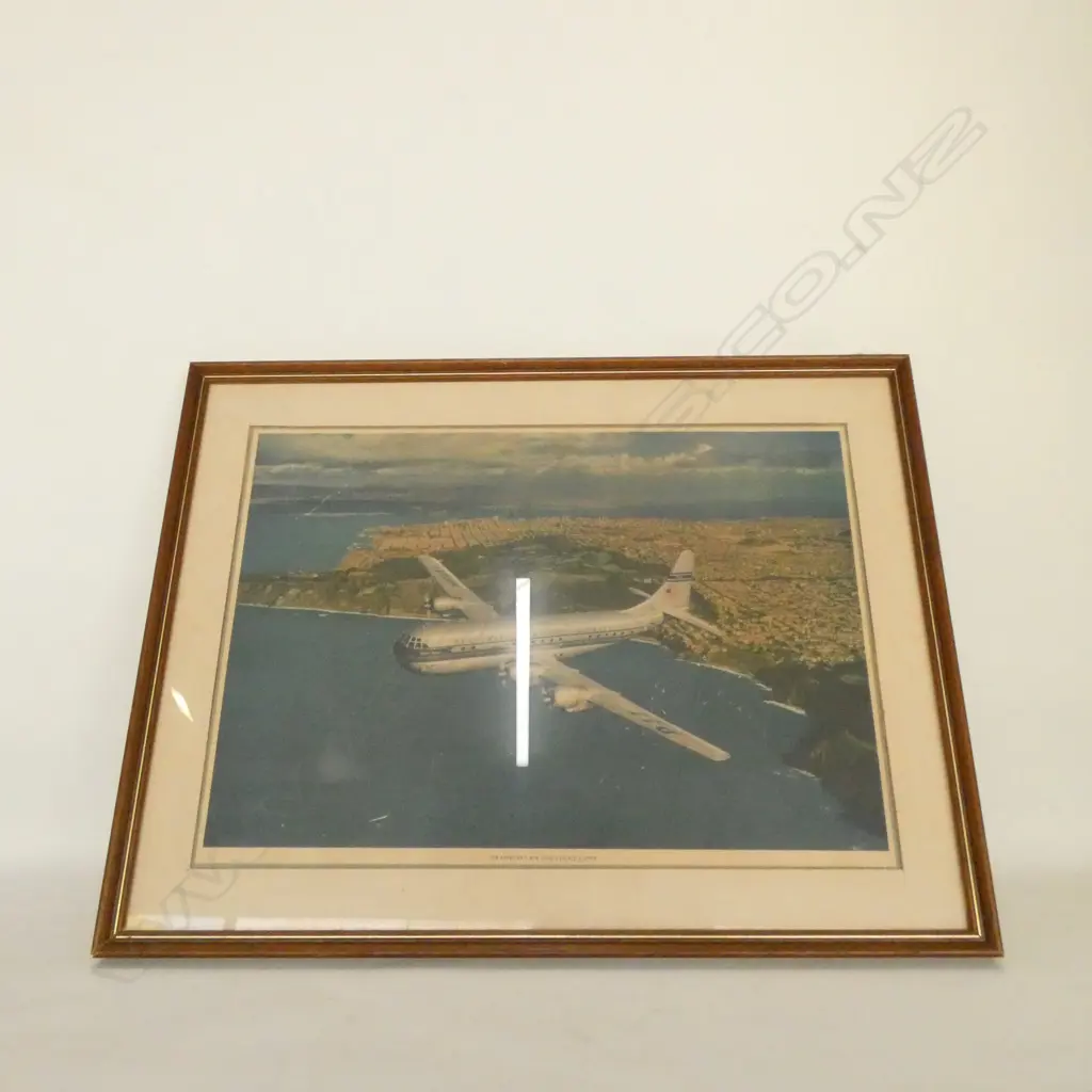 FRAMED PRINT  OF A PAN PACIFIC CLIPPER W 430 MM Image 1++