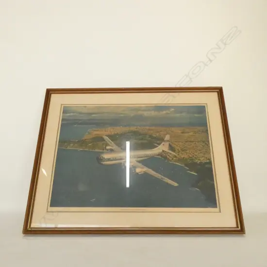 FRAMED PRINT  OF A PAN PACIFIC CLIPPER W 430 MM