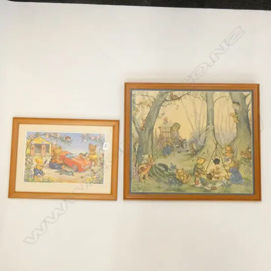 2 FRAMED CHILDREN'S PRINTS BY MOLLY BRETT H 450 MM
