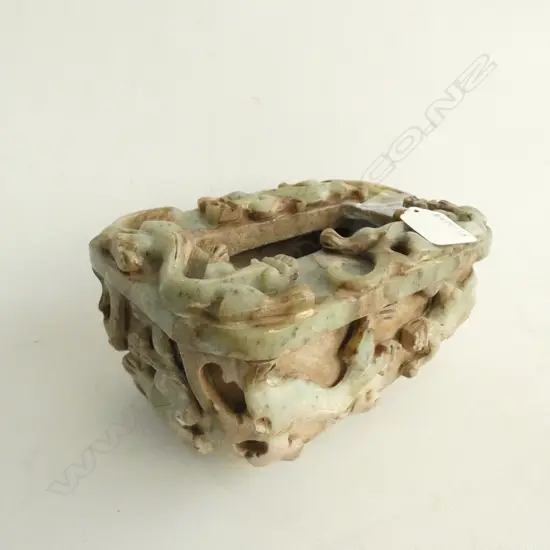 CONGLOMERATE JADE CENSER L. 190MM