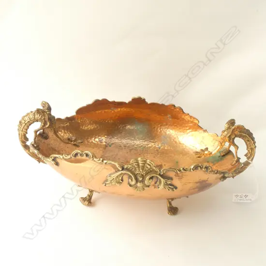 BRONZE DRAGON BOWL L. 370MM
