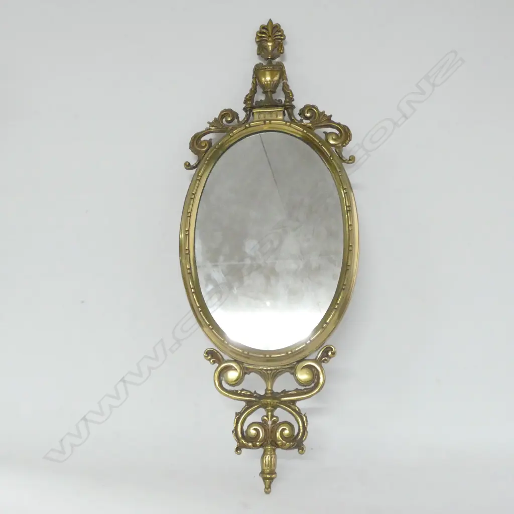  ORNATE GILT FRAMED MIRROR - L. 700MM Image 1++