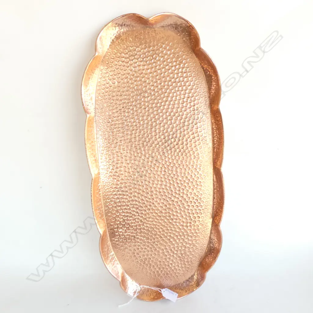 BEATEN COPPER TRAY L. 580MM Image 1++