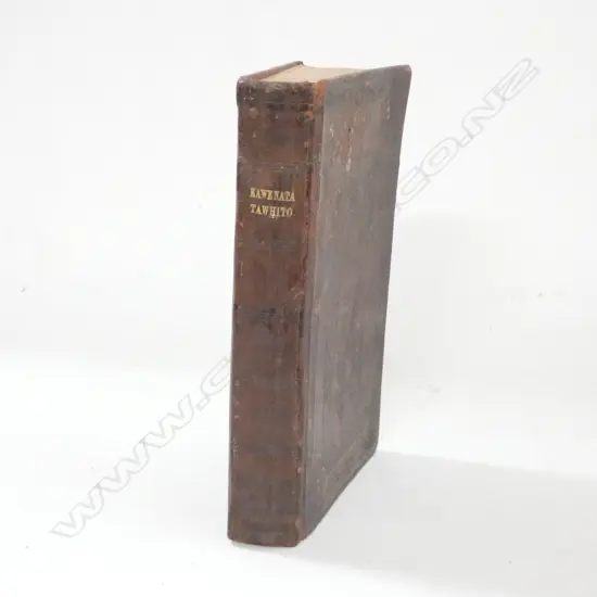 OLD MAORI BIBLE C1855