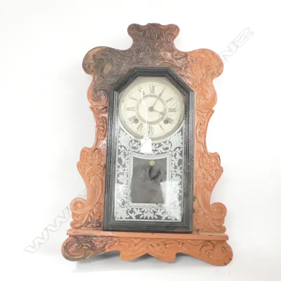 CLOCK ANSONIA, EIGHT DAY ARLINGTON STRIKE, GOOD RESTORATION PROJECT