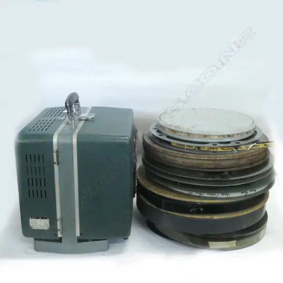 16MM EIKI PROJECTOR + FILMS