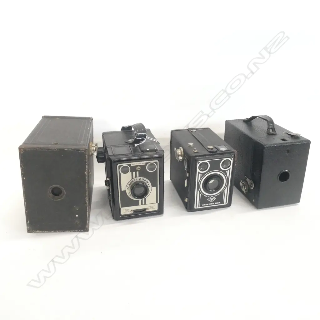 4 ASST BOX CAMERAS Image 1++