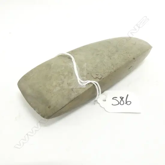 PACIFIC STONE QUADRANGULAR ADZE. L.165mm