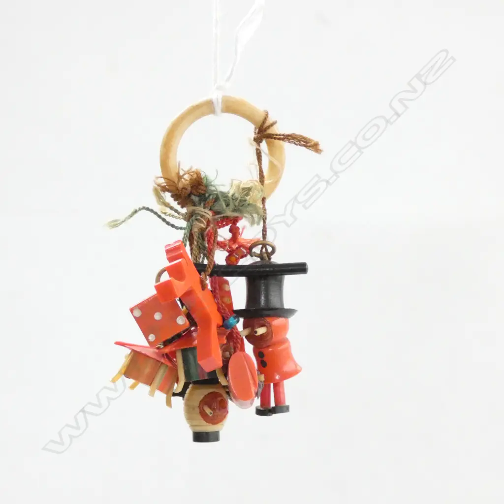 JAPANESE CHARMS, LACQUER BONE? Image 1++