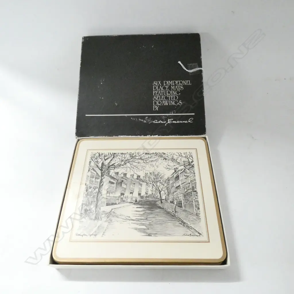 PLACEMATS, 6 PIMPERNEL PLACEMATS, LOCATIONS AROUND SYDNEY Image 1++