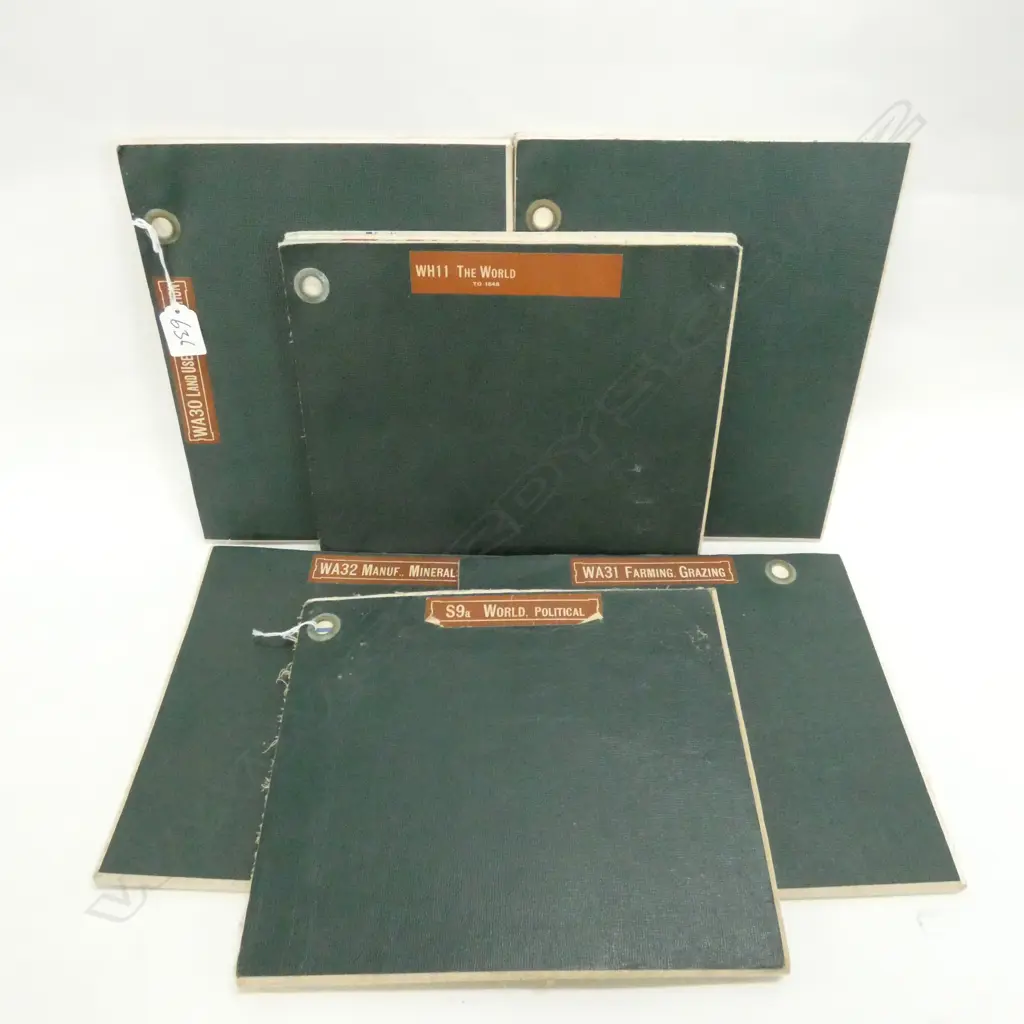 6 VINTAGE PAPER ON CANVAS MAPS  Image 1++