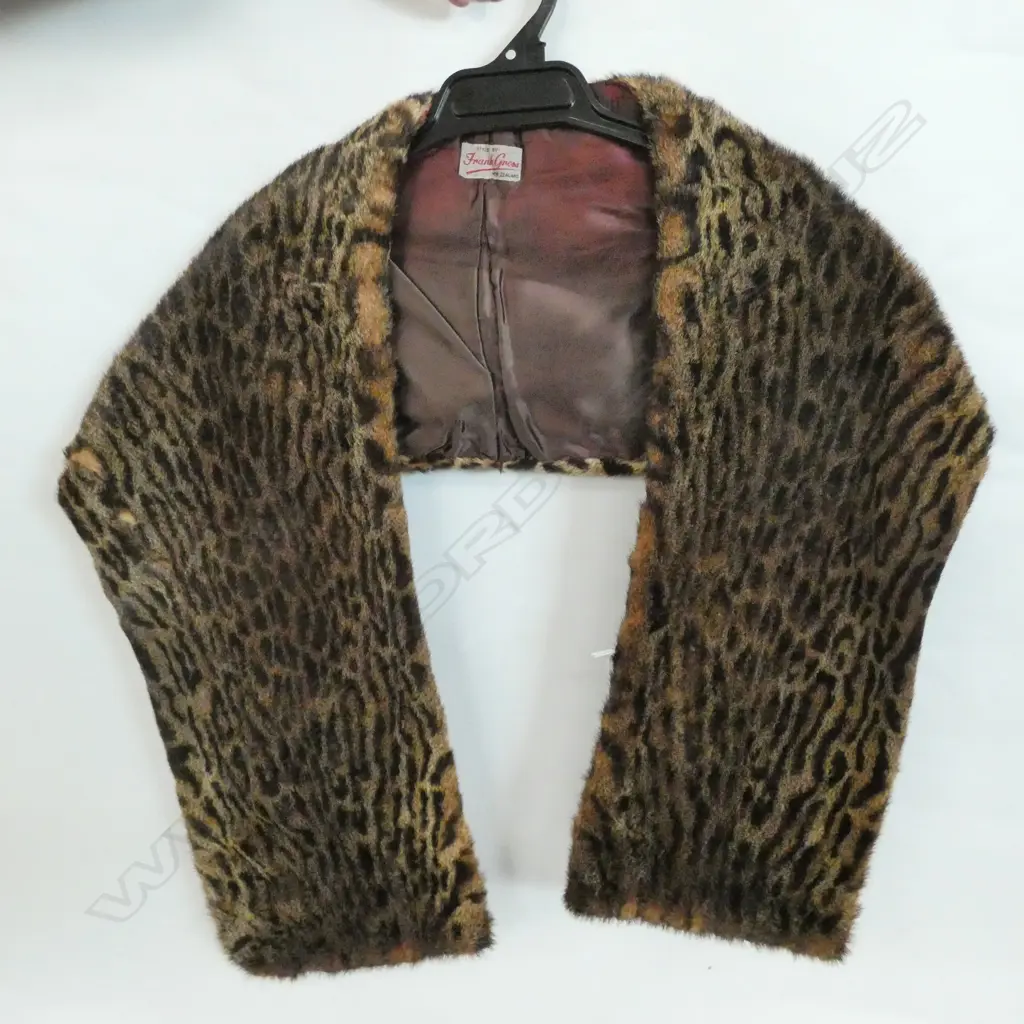 OCELOT FUR STOLE Image 1++