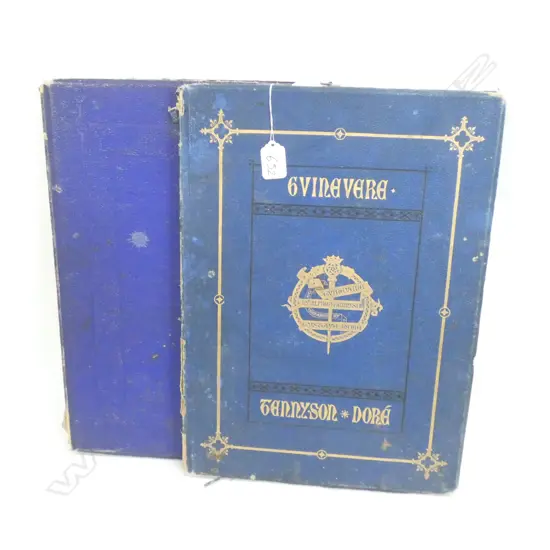 2 VOLUMES TENNYSON/DORE ENGRAVINGS 1878.