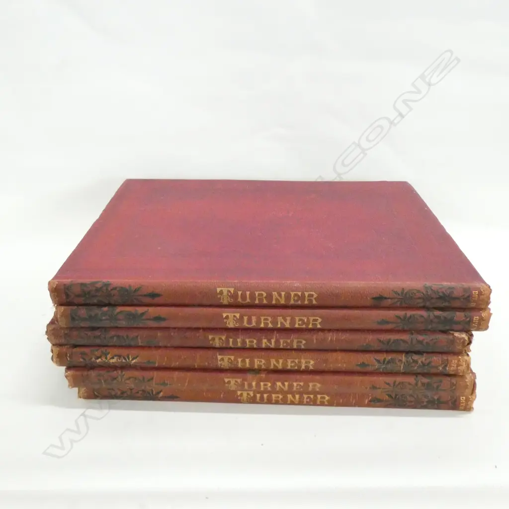 6 VOLUMES THE TURNER GALLERY, VIRTUE & CO  1878 Image 1++