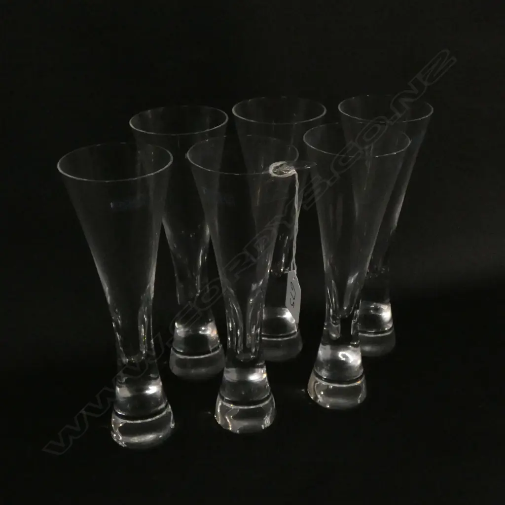 6 KROSNO HANDMADE CHAMPAGNE FLUTES H 220 MM Image 1++