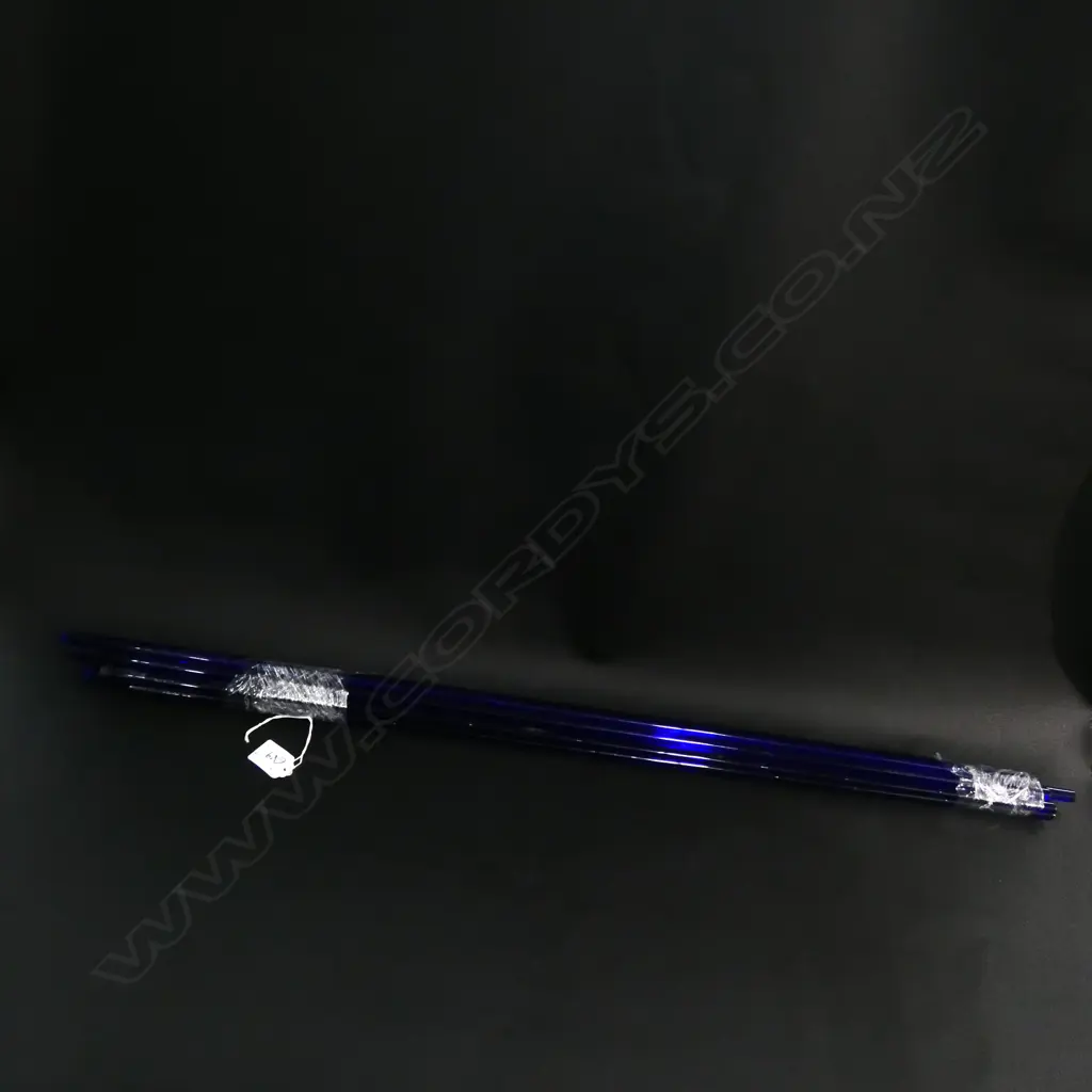 9X  BLUE GLASS RODS L.950mm APPROX Image 1++