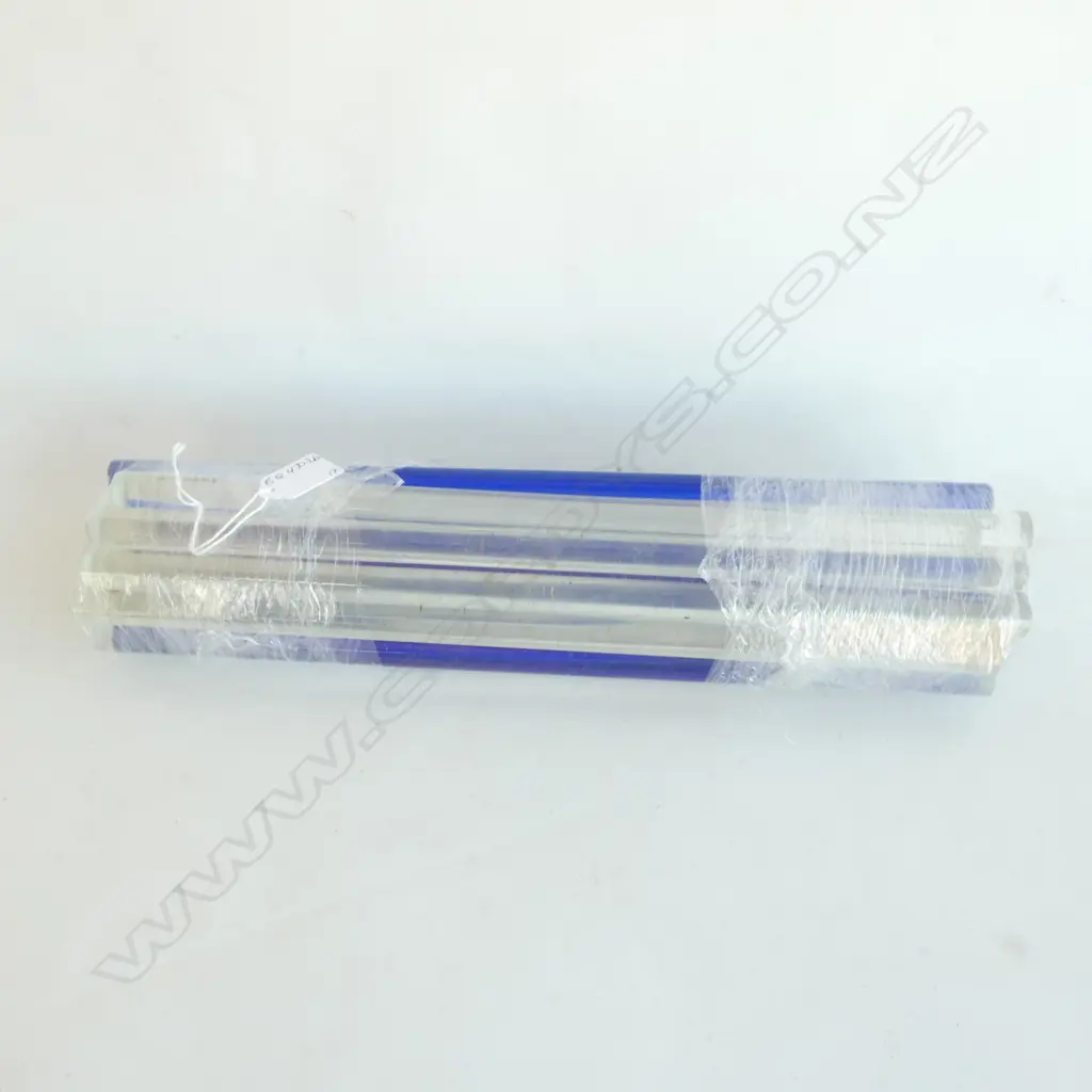 17 CLEAR & BLUE GLASS RODS L.390mm Dia.15mm &13mm Image 1++