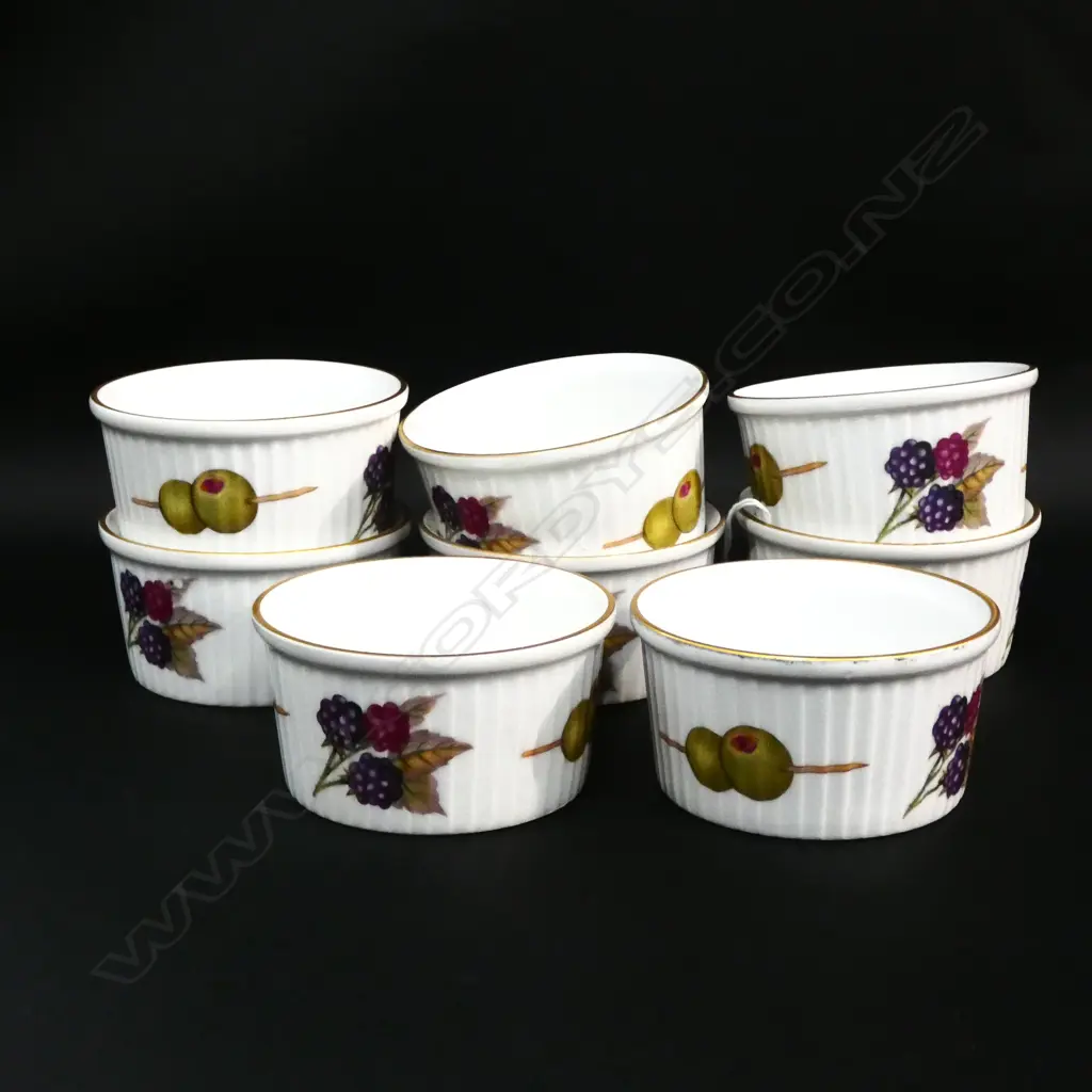 8 R/WORCESTER EVESHAM RAMEKINS D 80MM Image 1++