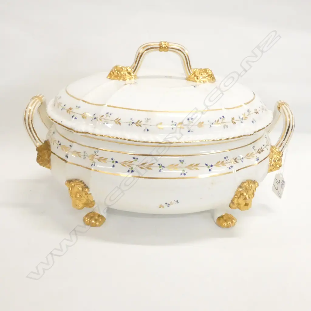 EARLY 19THC TUREEN  OLD REPAIR Image 1++