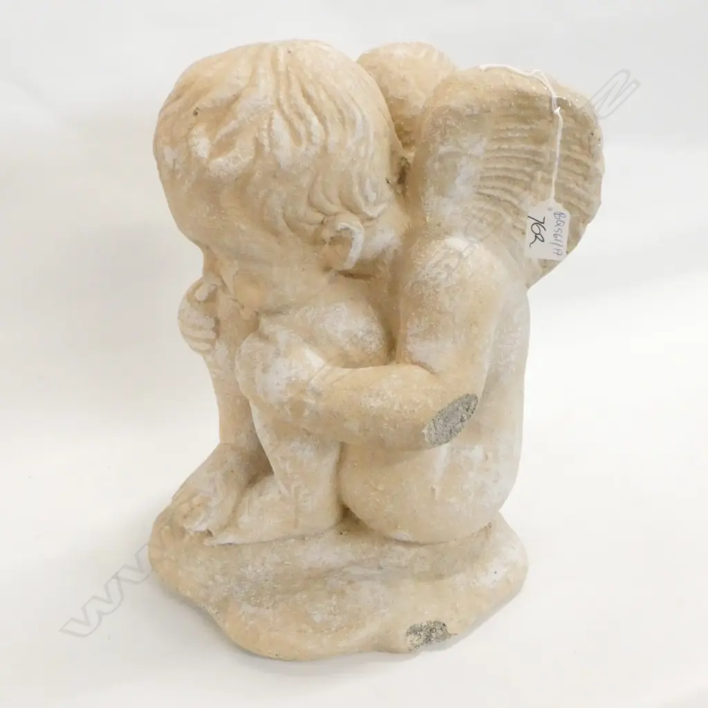 CEMENT GARDEN ANGEL CHIPS H. 360MM Image 1++