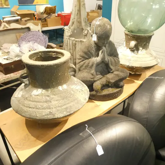 PR SALT GLAZE AMPHORAS H. 340MM