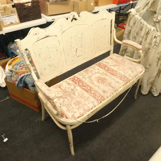 FRENCH STYLE BENTWOOD SEATEE W. 1130MM