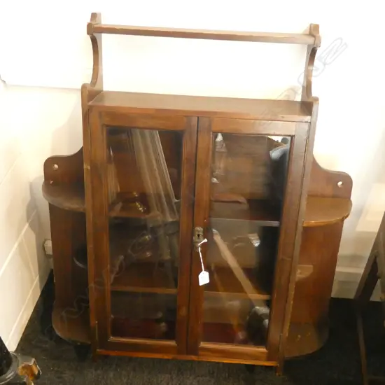 GLAZED WALL CABINET H. 935MM