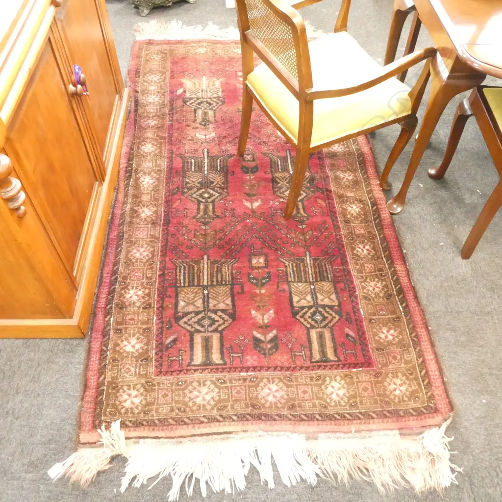 HAND KNOTTED PERSIAN TRIBAL RUG 1100 X 2200 MM Image 1++