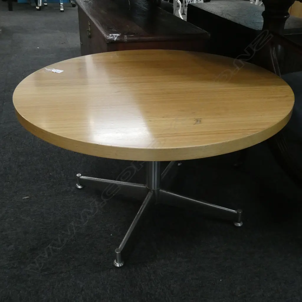 CIRCULAR OFFICE COFFEE TABLE AF 795MM DIA Image 1++