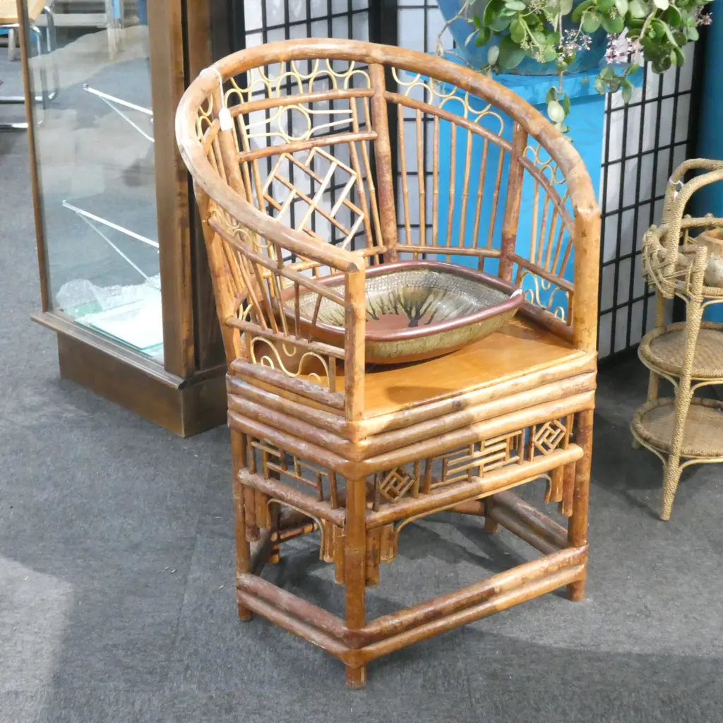 BRIGTON PAVILLION STYLE CHINESE ARMCHAIR H. 940MM Image 1++