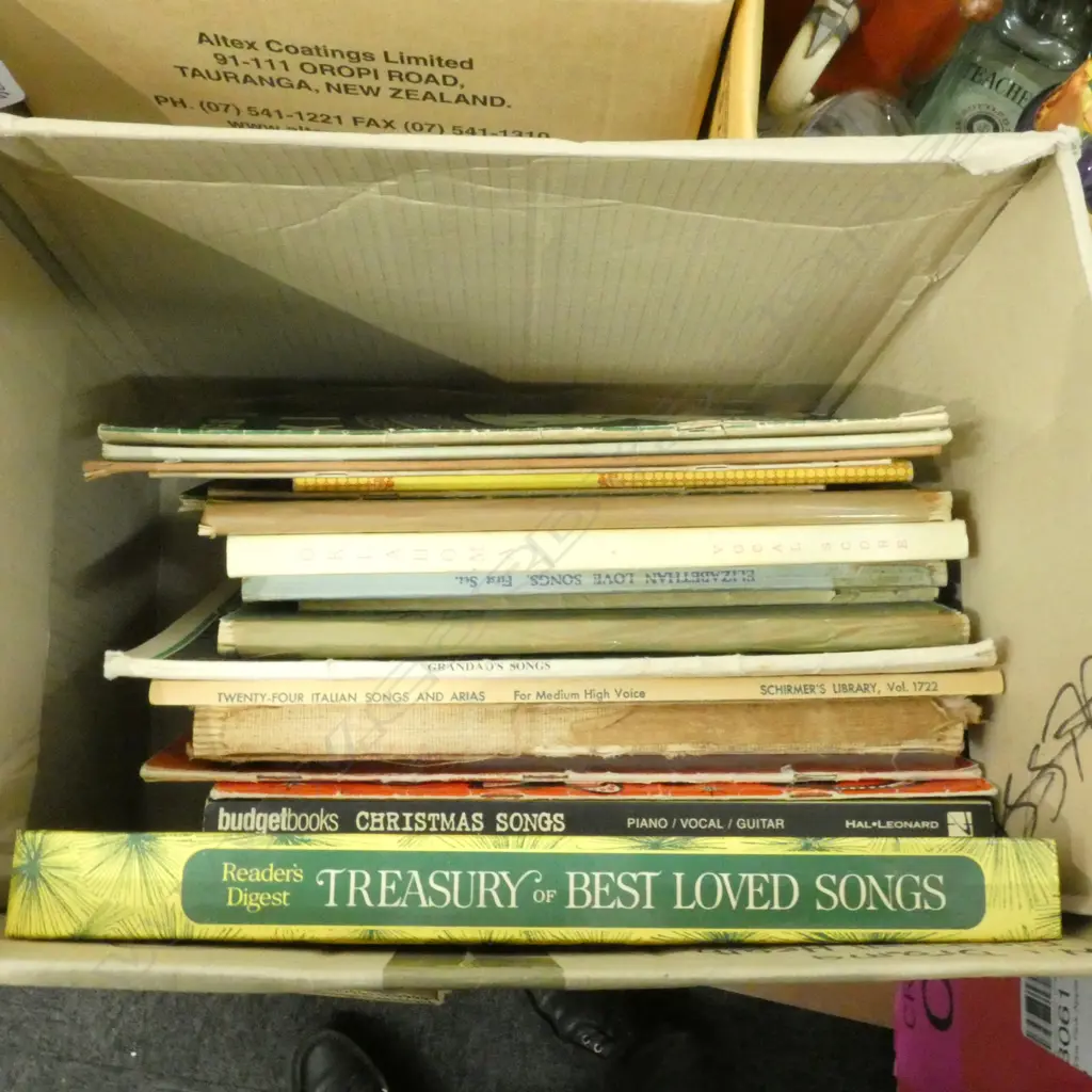 BOX LOT ASST. SHEET MUSIC  Image 1++