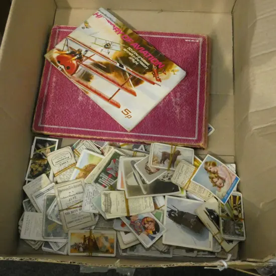 LOT ASST CIGARETTE CARDS ETC 