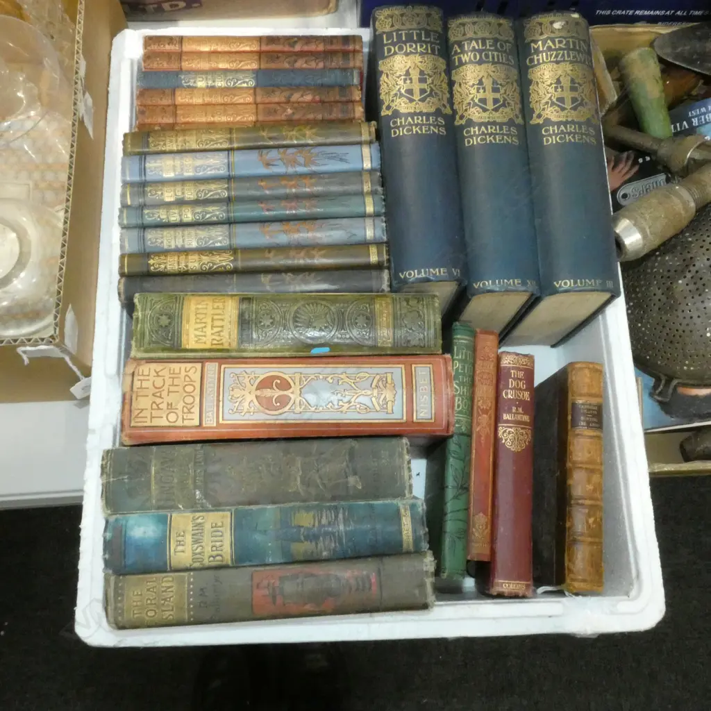 BOX 25 MIXED CHILDREN'S BOOKS C1880'S - 1900'S Image 1++